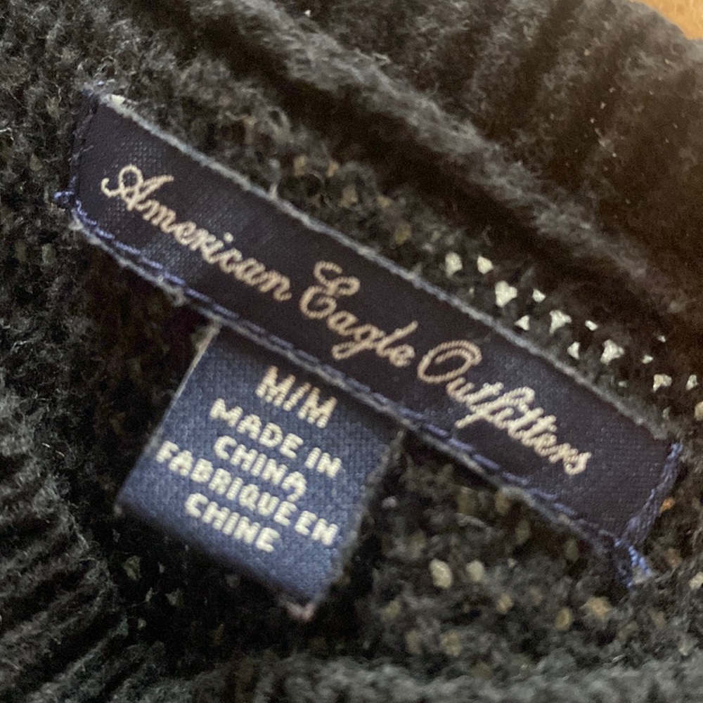 Black Sweater Size Medium